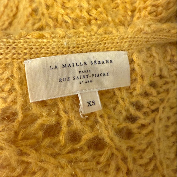 Sezane Simone Jumper in Yellow - Picture 6 of 7